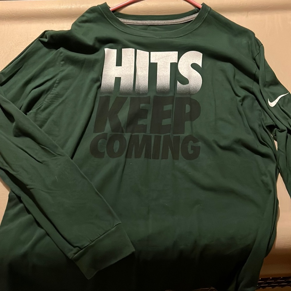 Nike, green, long sleeve, size xl